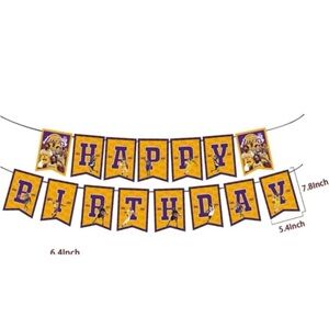 Los Angeles‎ Lakers Basketball Star Birthday Banner Set- 18PCS Team Sports Theme